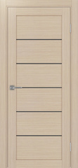 Дверь межкомнатная Оптима Порте Турин 501.1 АПП молдинг SB, цвет беленый дуб, экошпон, глухая