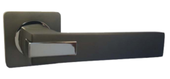 Ручка квадрат Ренц Катания INDH 301-02 MBN/CP, цвет никель черный матовый(графит)/хром (гарантия - 10 лет)